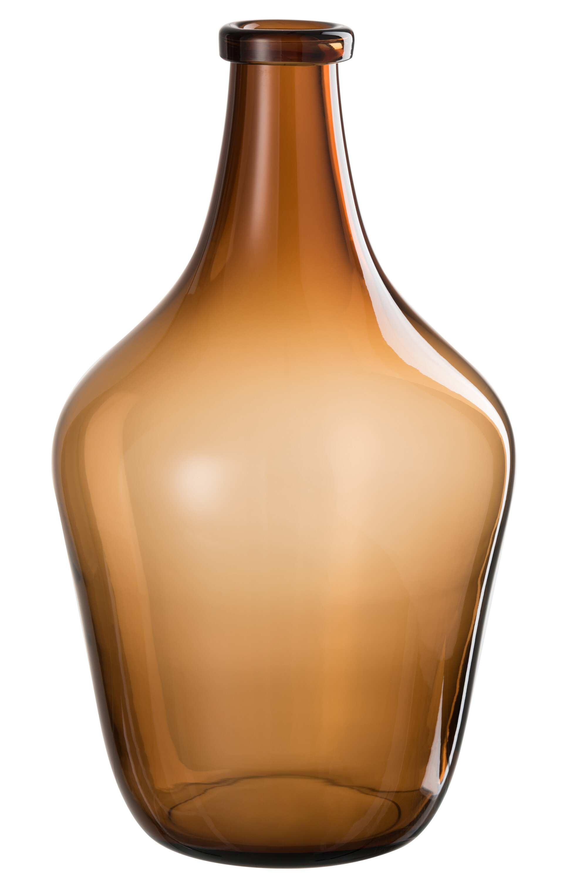 VASE VERO VERRE OCRE