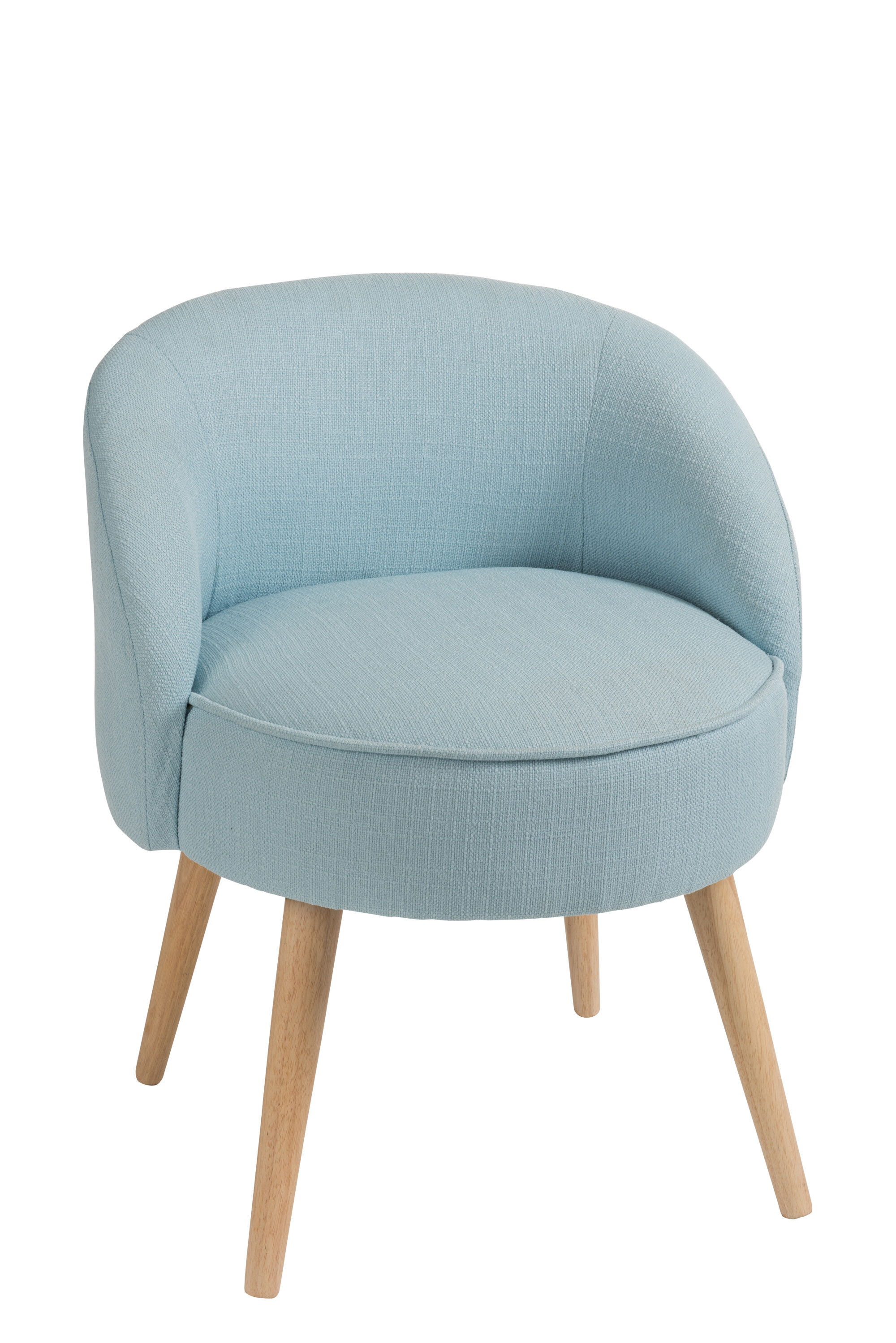 CHAISE CELINE TEX/BOIS BLEU CL