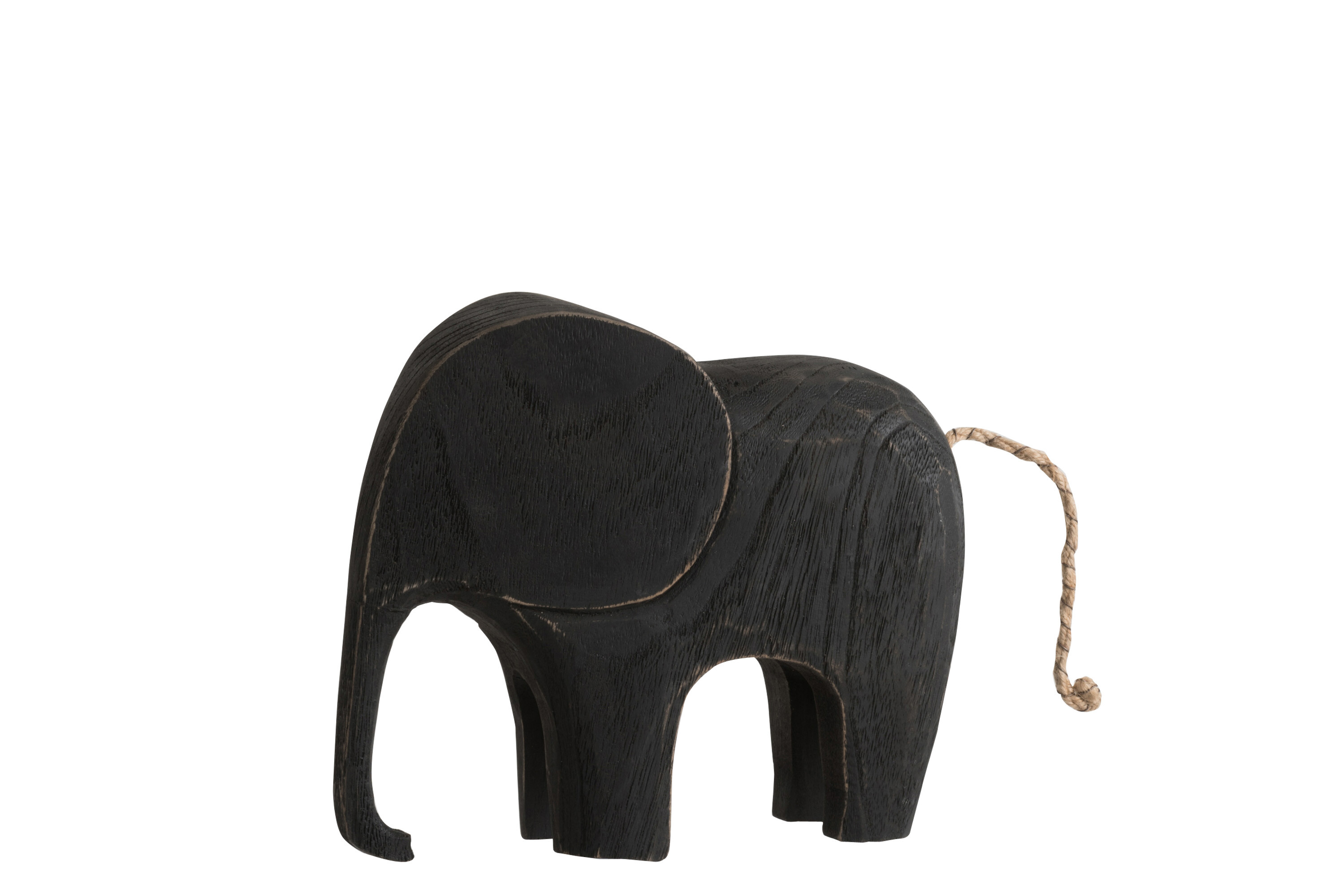 ELEPHANT MODERNE BOIS NOIR S