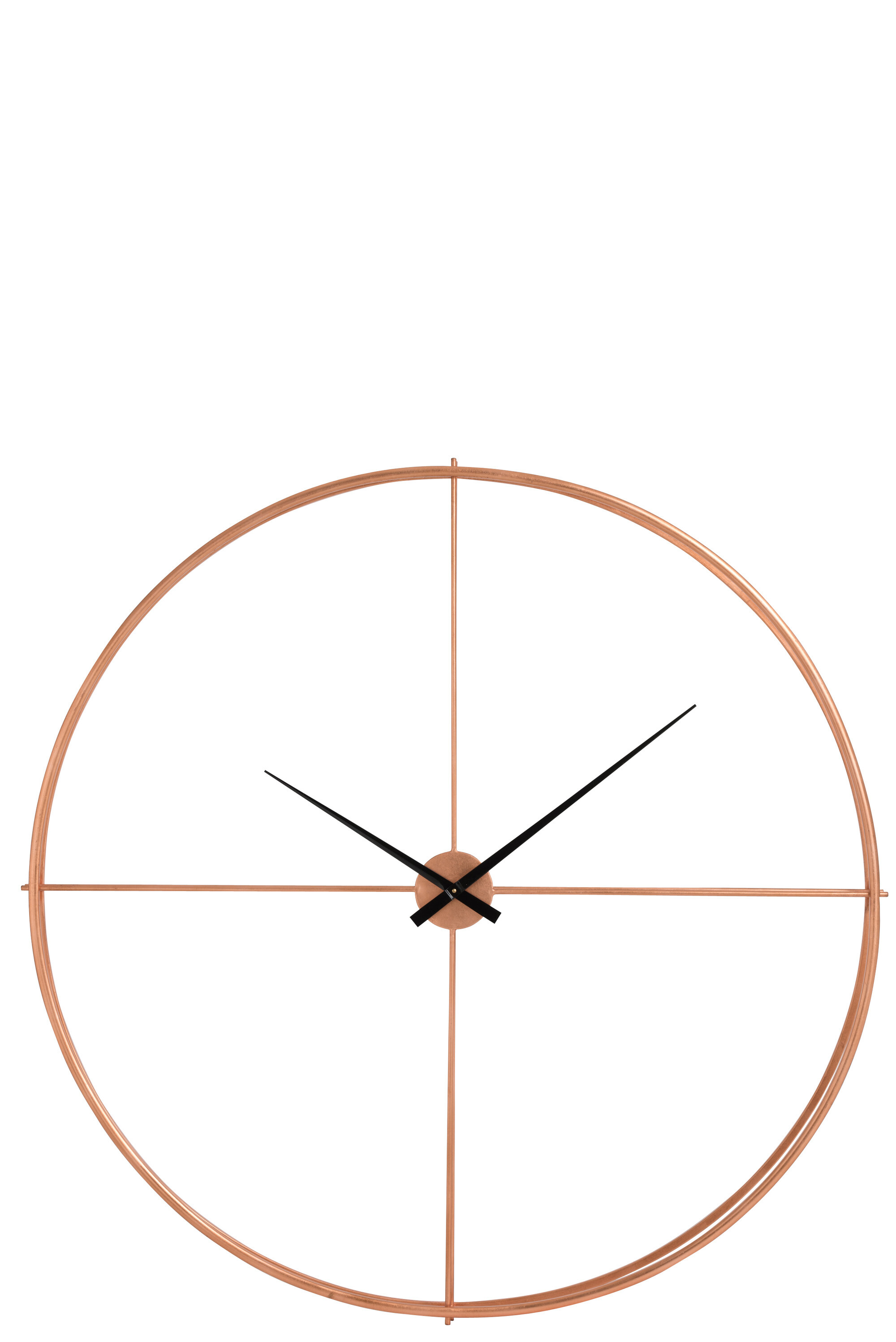 HORLOGE RONDE METAL CUIVRE L