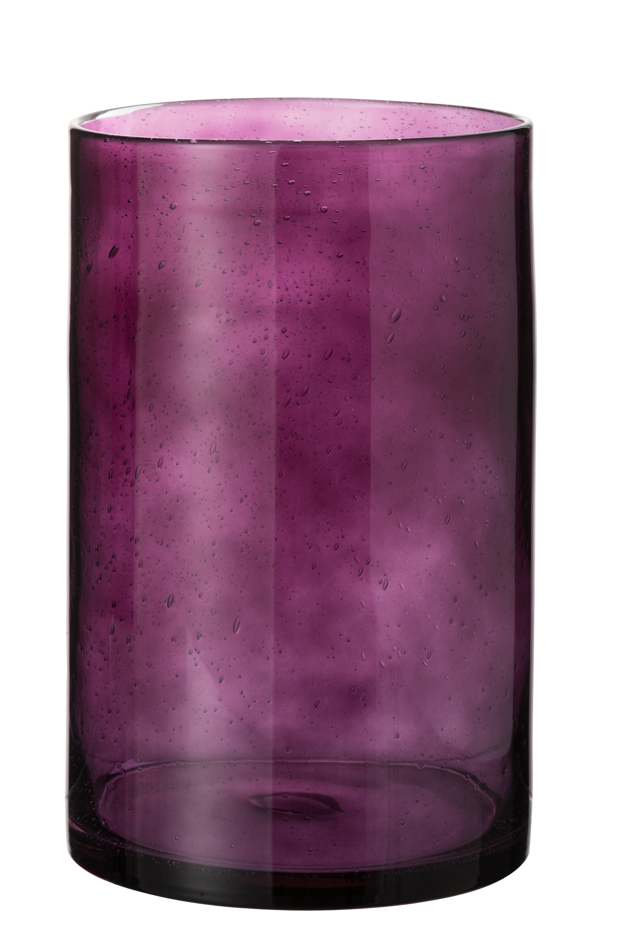 PHPH RND BULLES VERRE MAUVE L