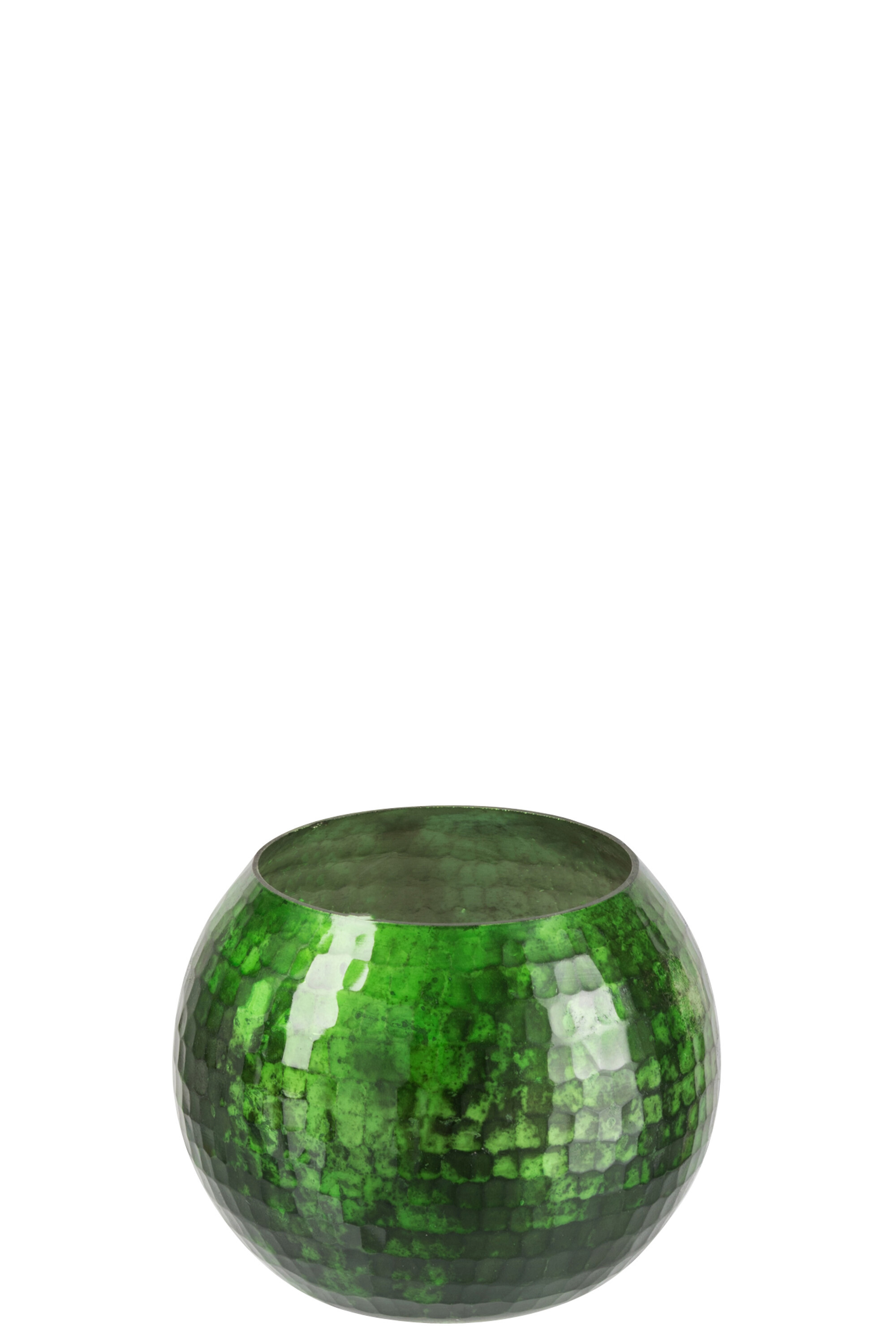 BOUGEOIR MARTELE VERRE VERT S