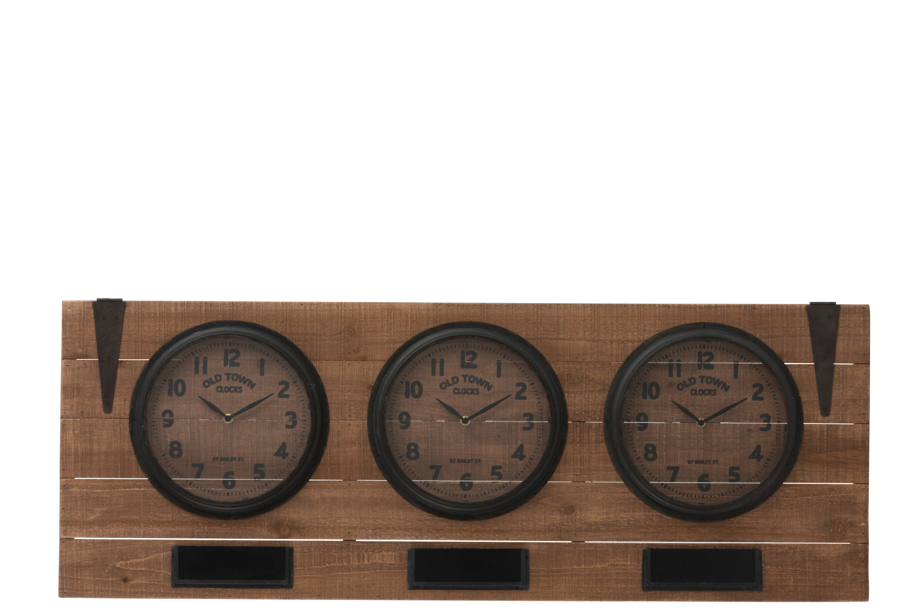 HORLOGE 3PARTIES BOIS NATUREL