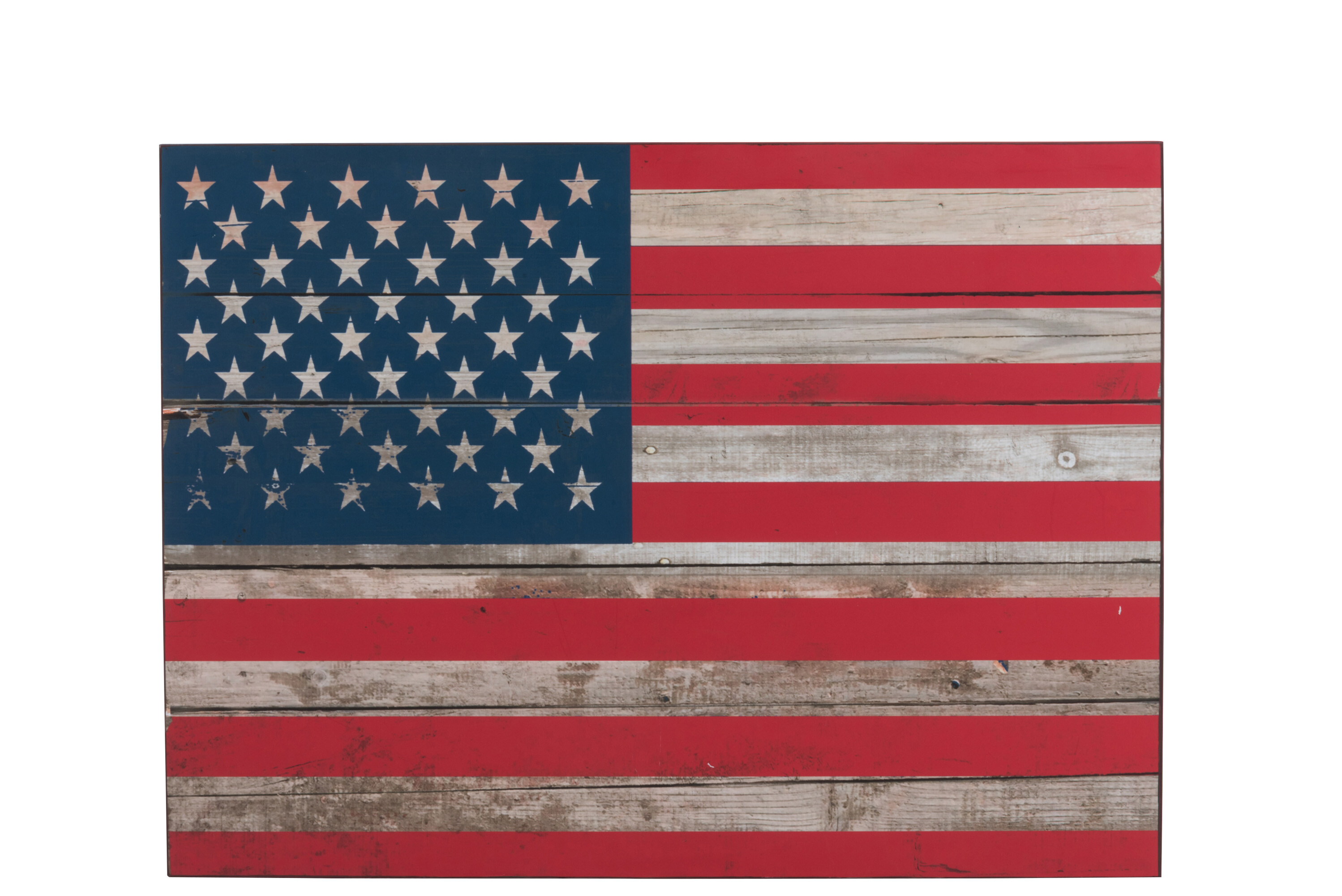 DRAPEAU USA+MAGN MET BLE/ROU