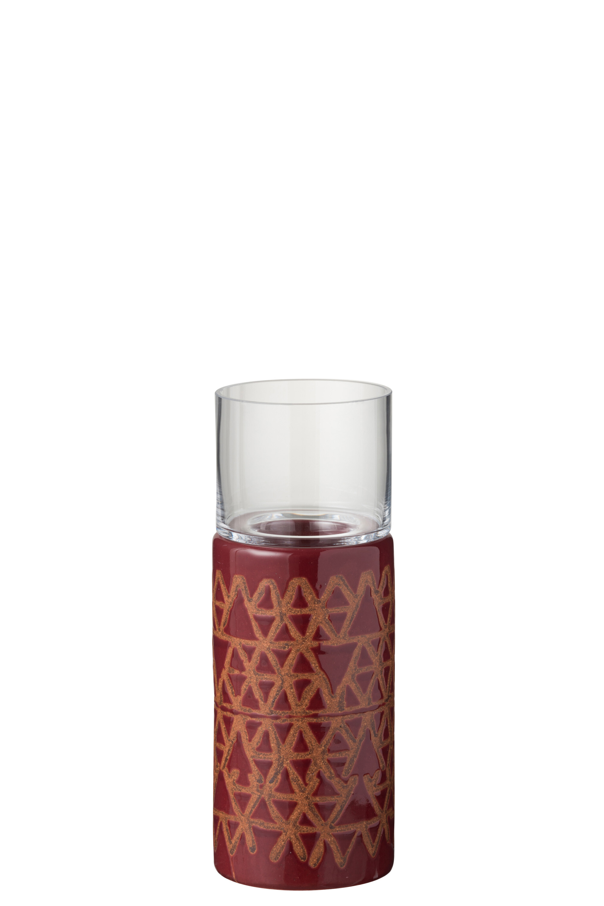 PHPH MOTIFS CER MARRON/ROUGE M