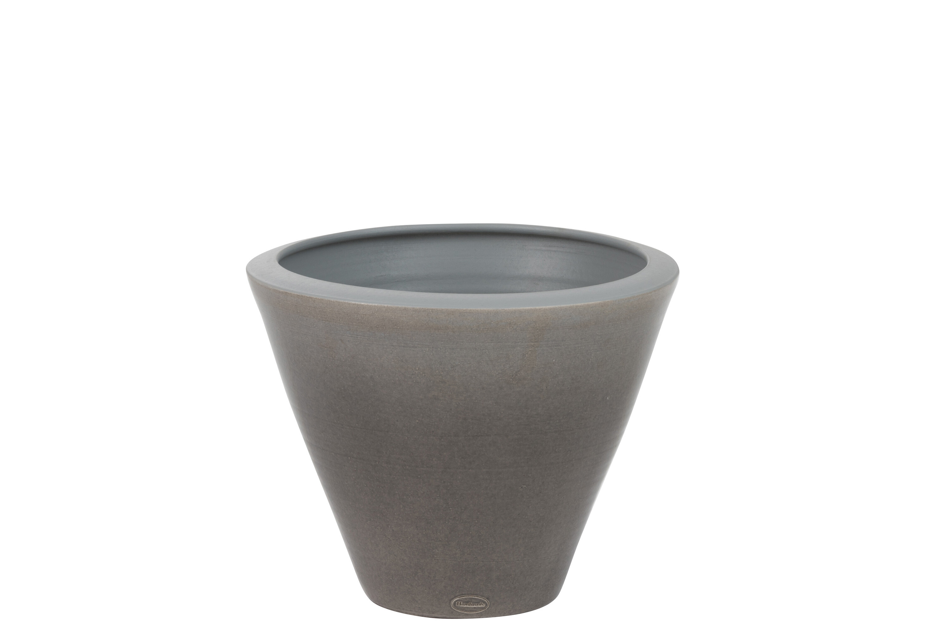 CACHEPOT BRILLANT CER GRIS S