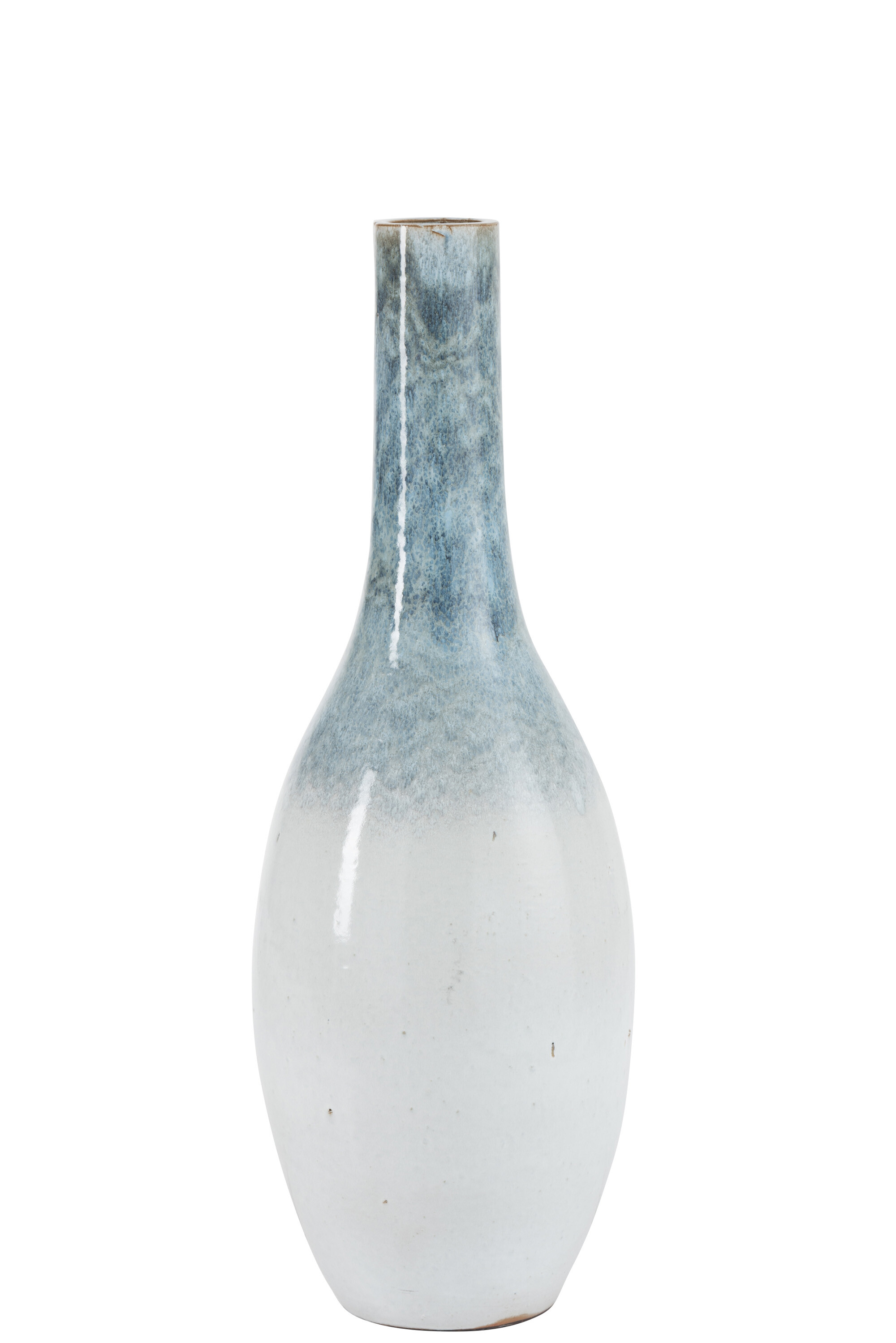 VASE SOPHIA CERAMIQUE BLEU L