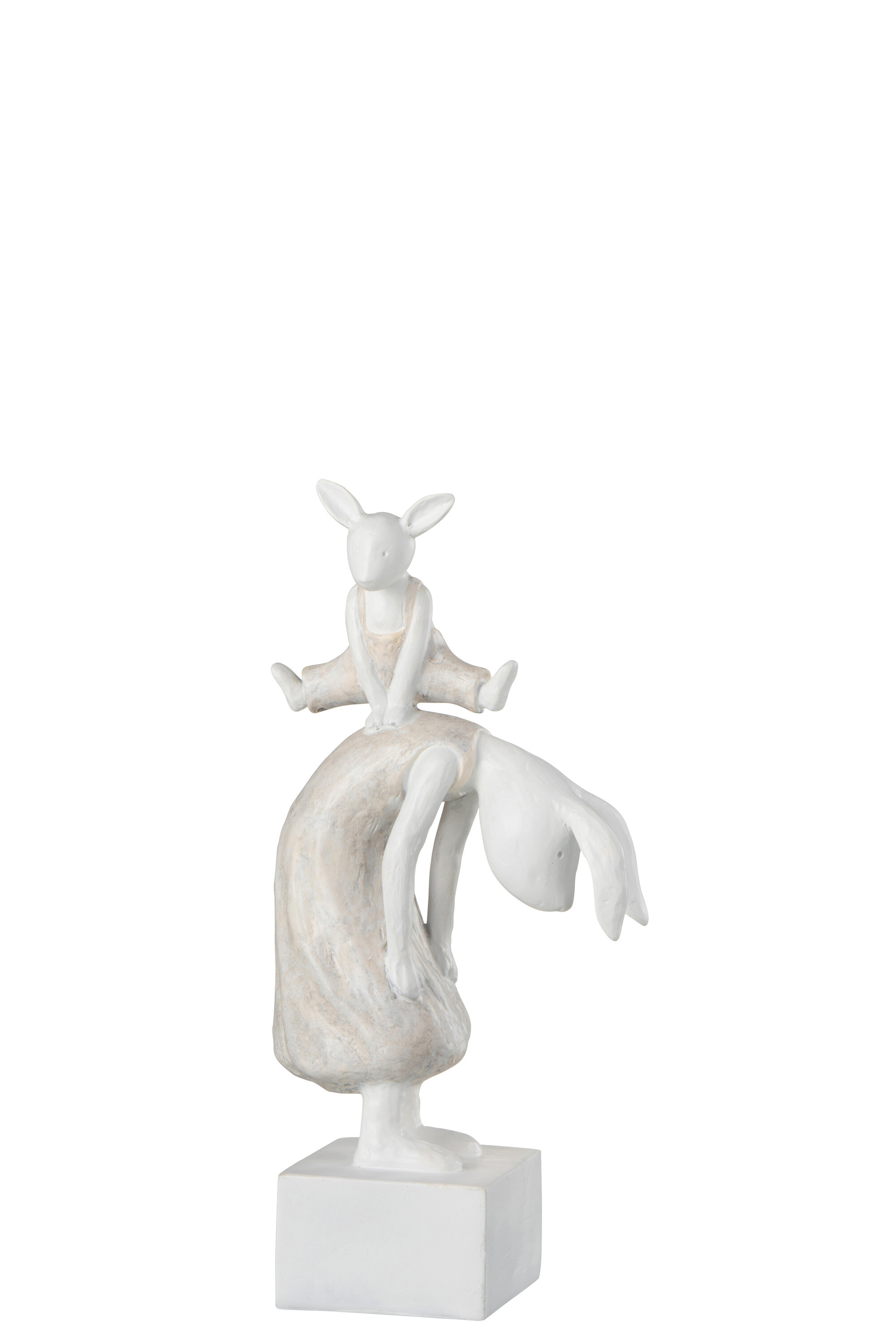 LAPIN MAMAN ENFANT RES BLANC S