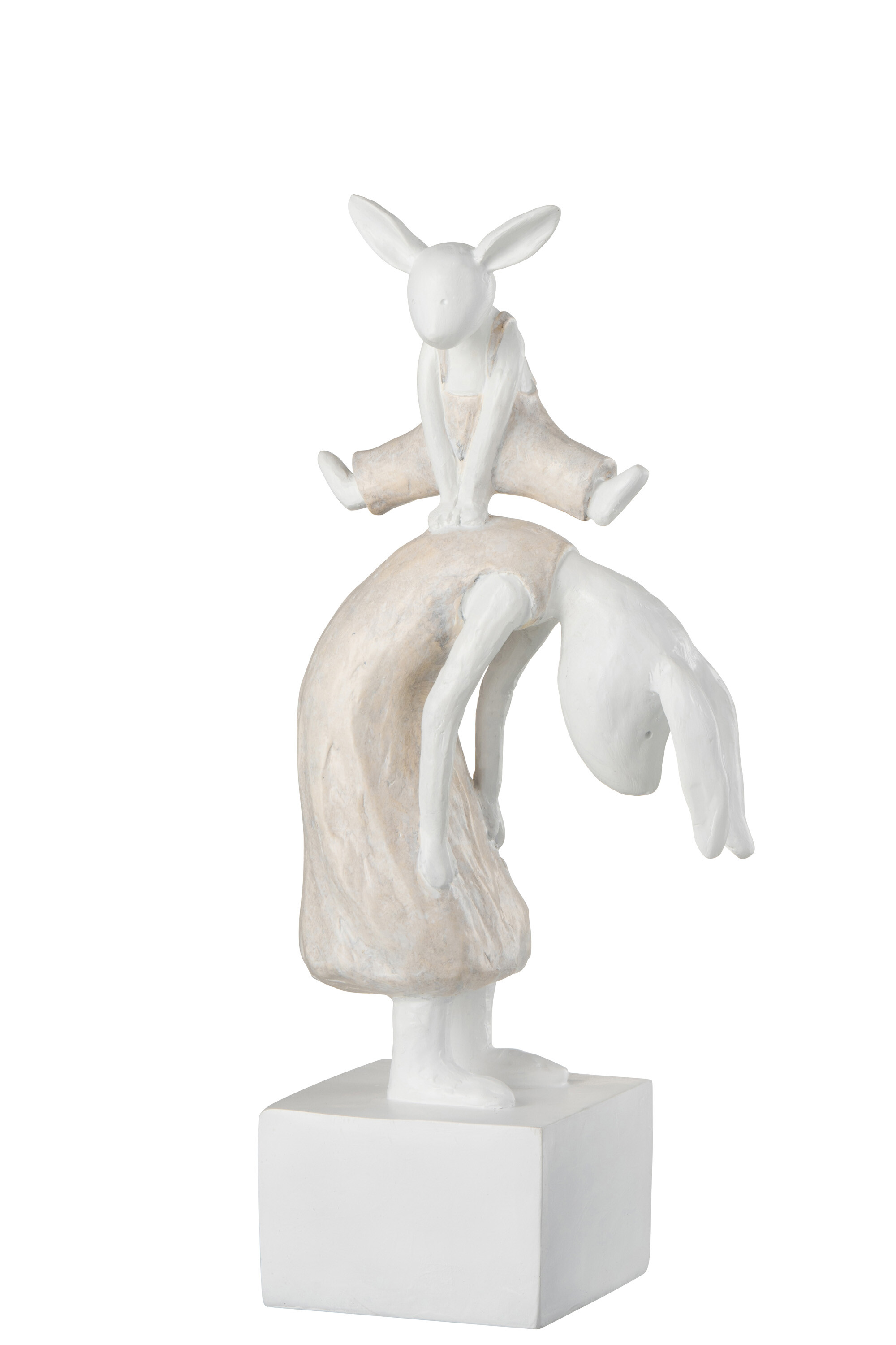 LAPIN MAMAN ENFANT RES BLANC L