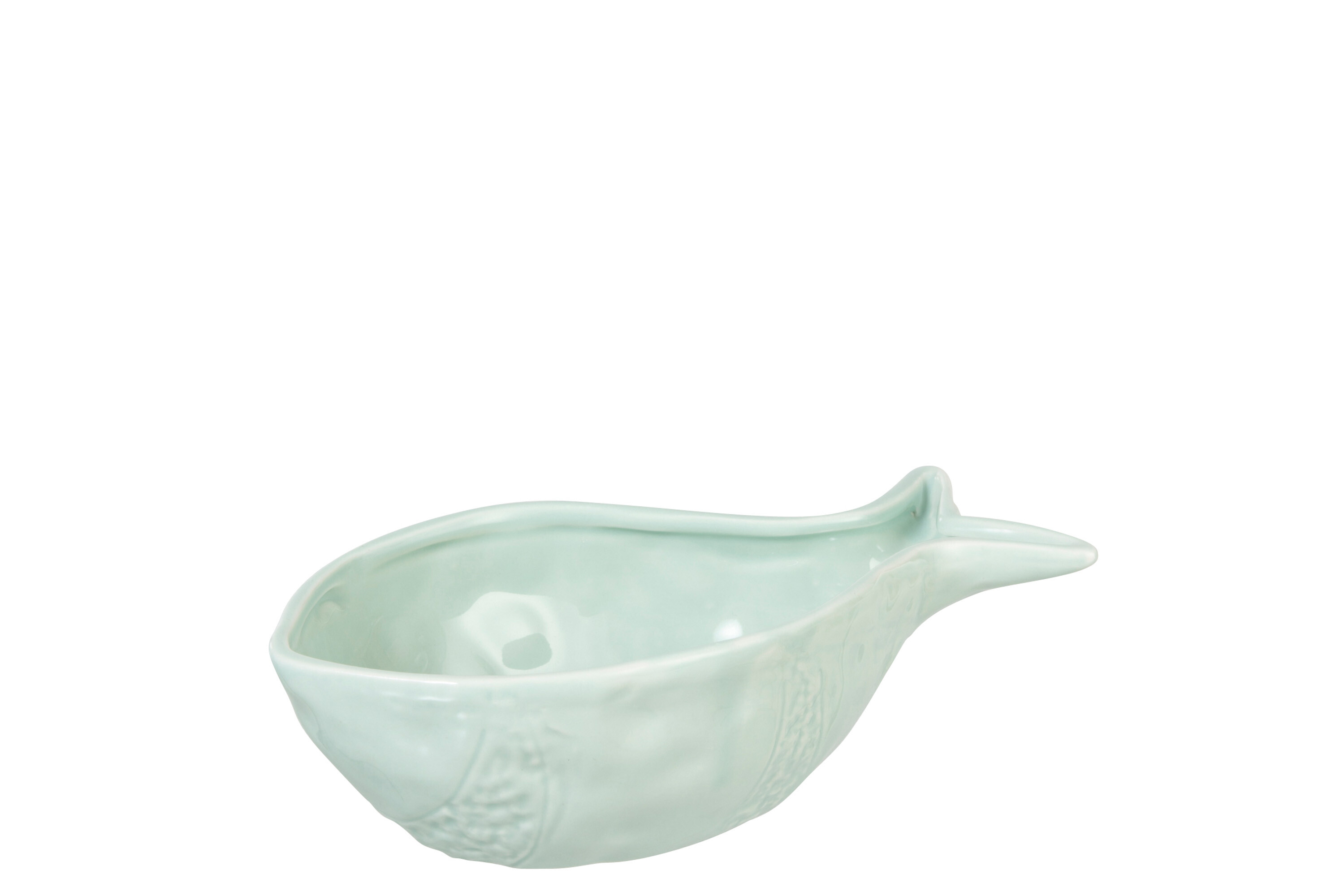 BOL POISSON PORCELAINE VERT