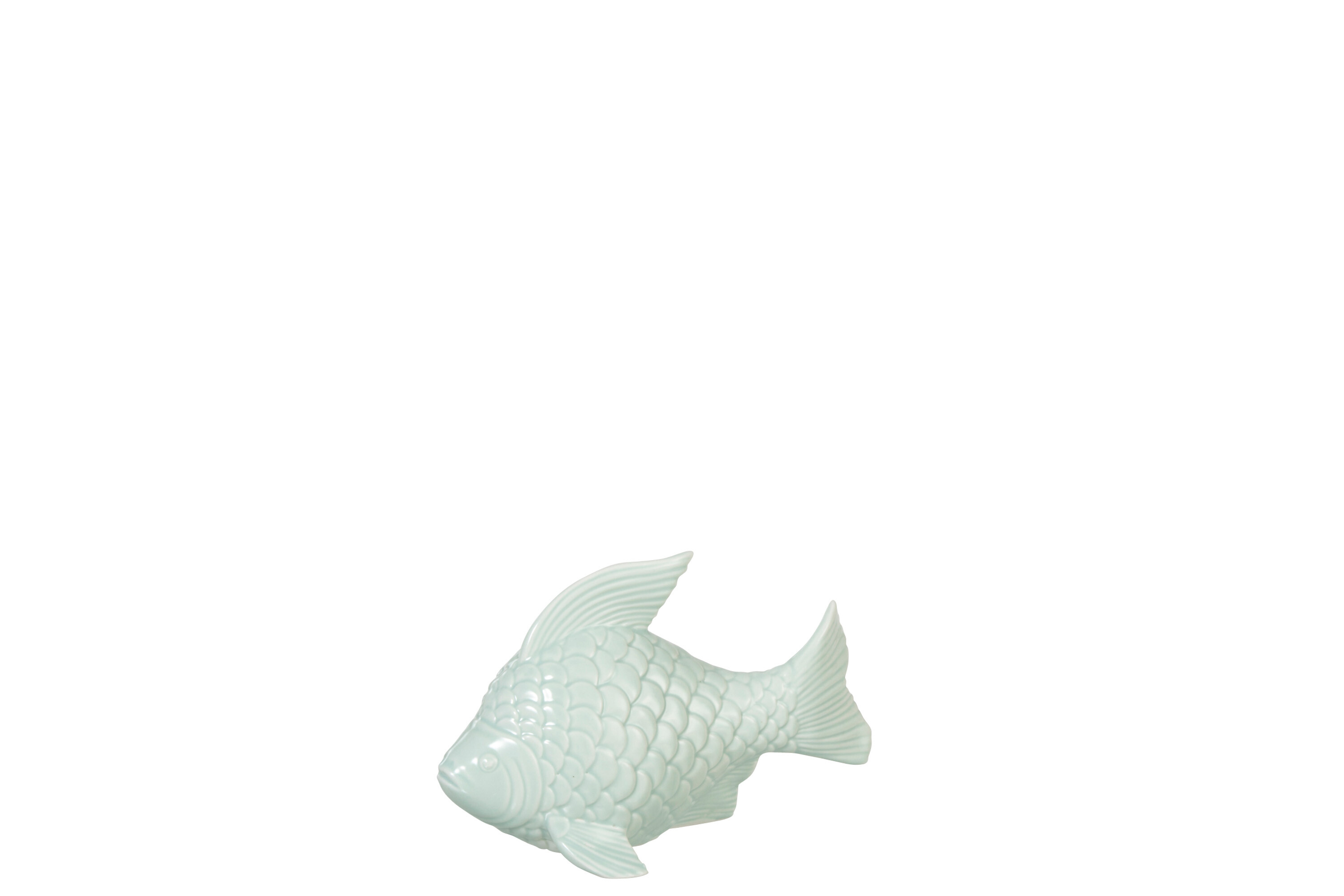 POISSON DECORATIF PORC VERT S