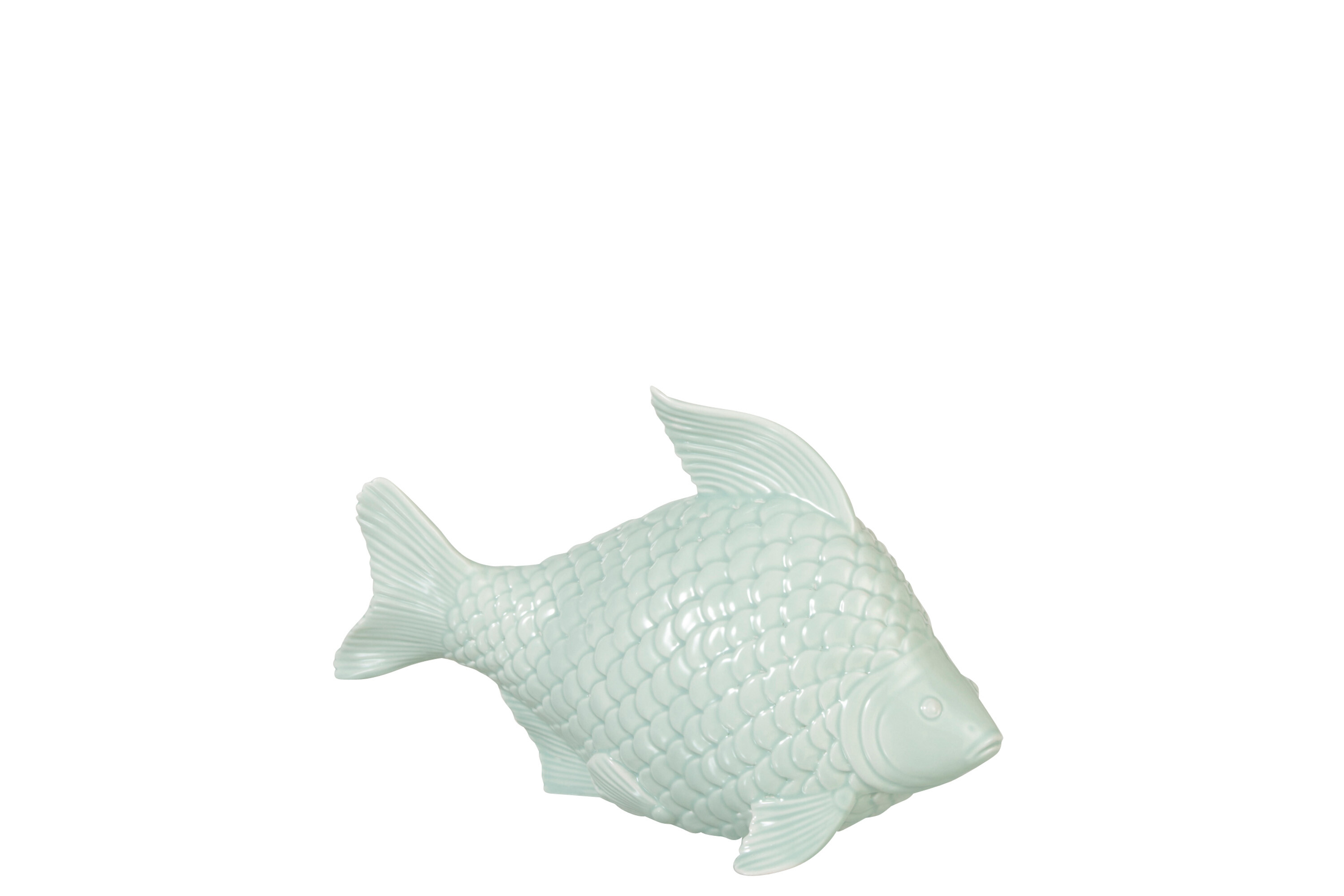 POISSON DECORATIF PORC VERT M