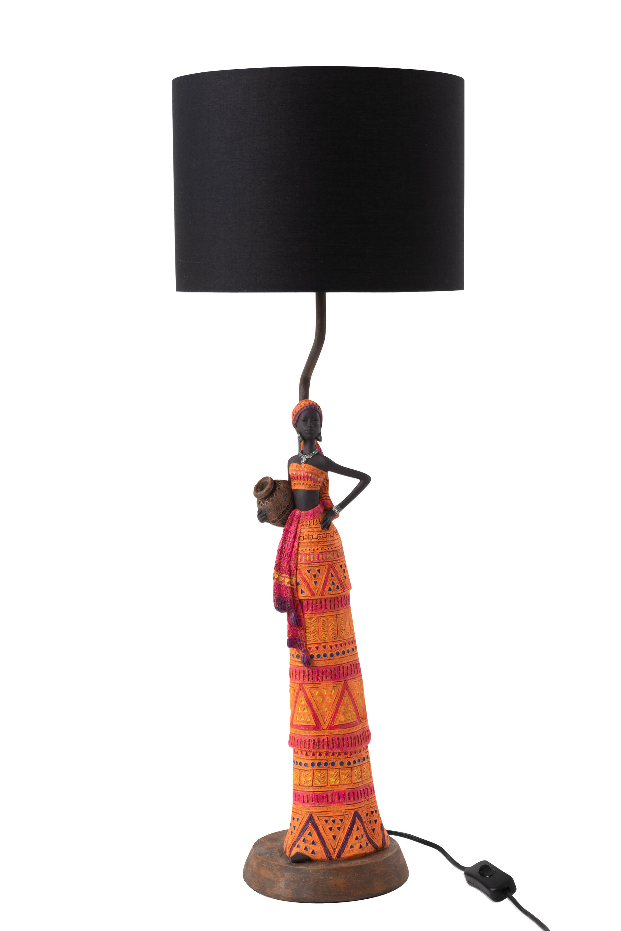 LAMPE FEMME AFR RES ORANGE