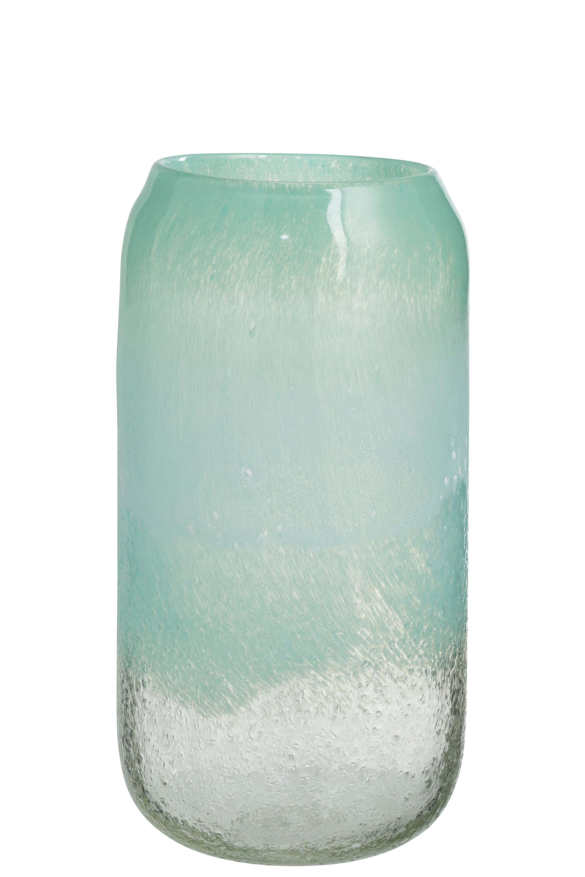 VASE SCAVO ROND VERRE AZUR L