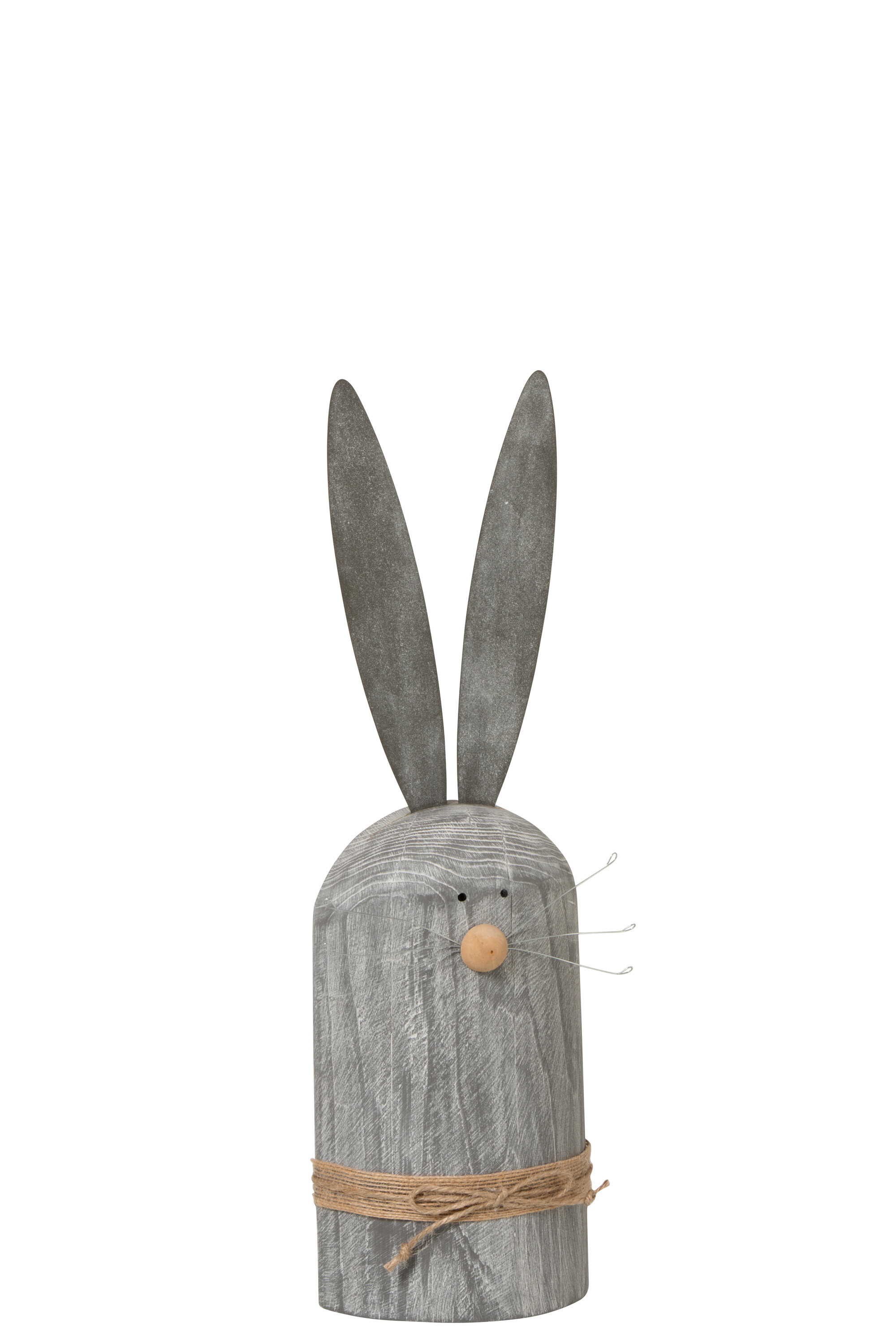 LAPIN BOIS/METAL GRIS L