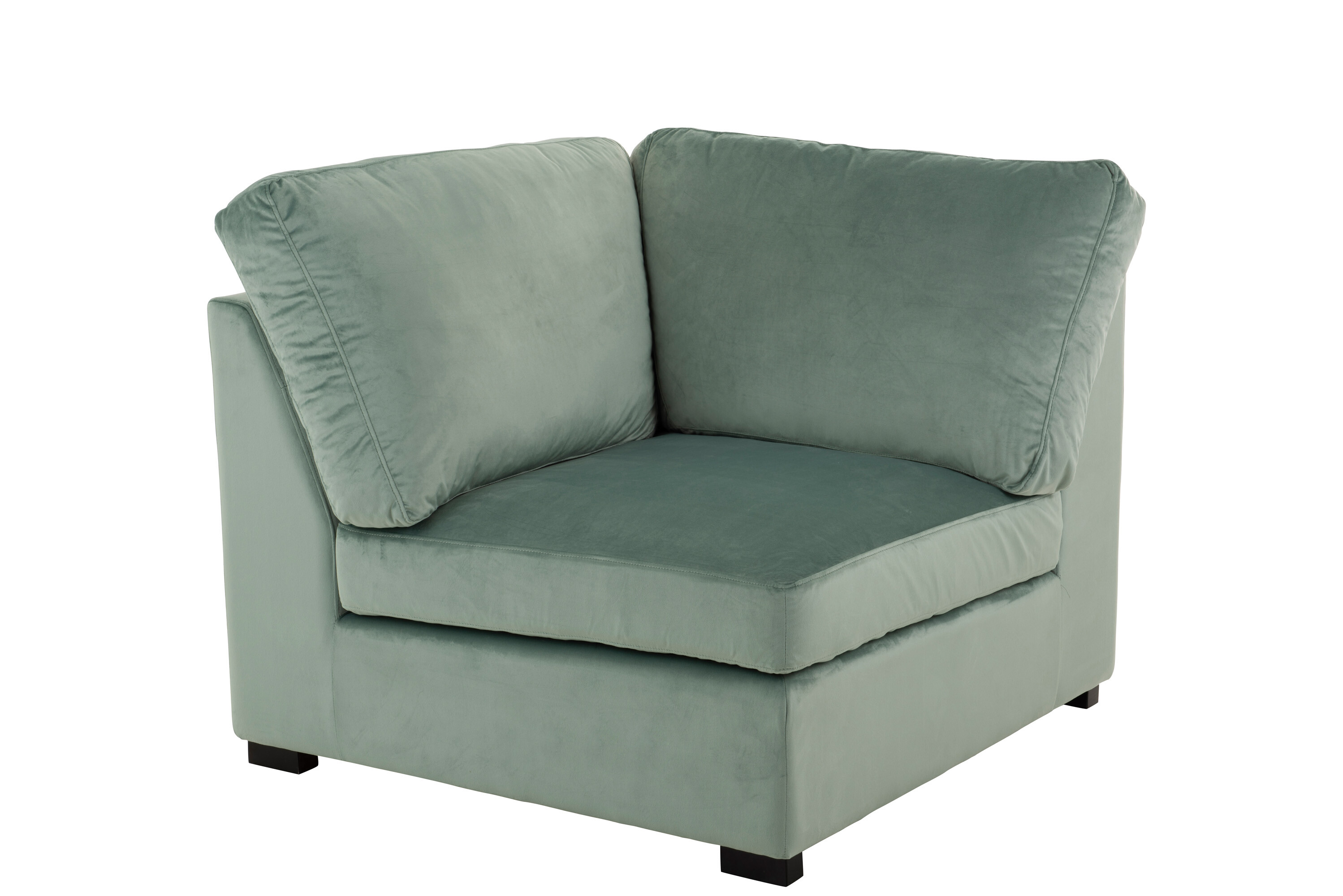 FAUTEUIL COIN VELOURS MENTHE