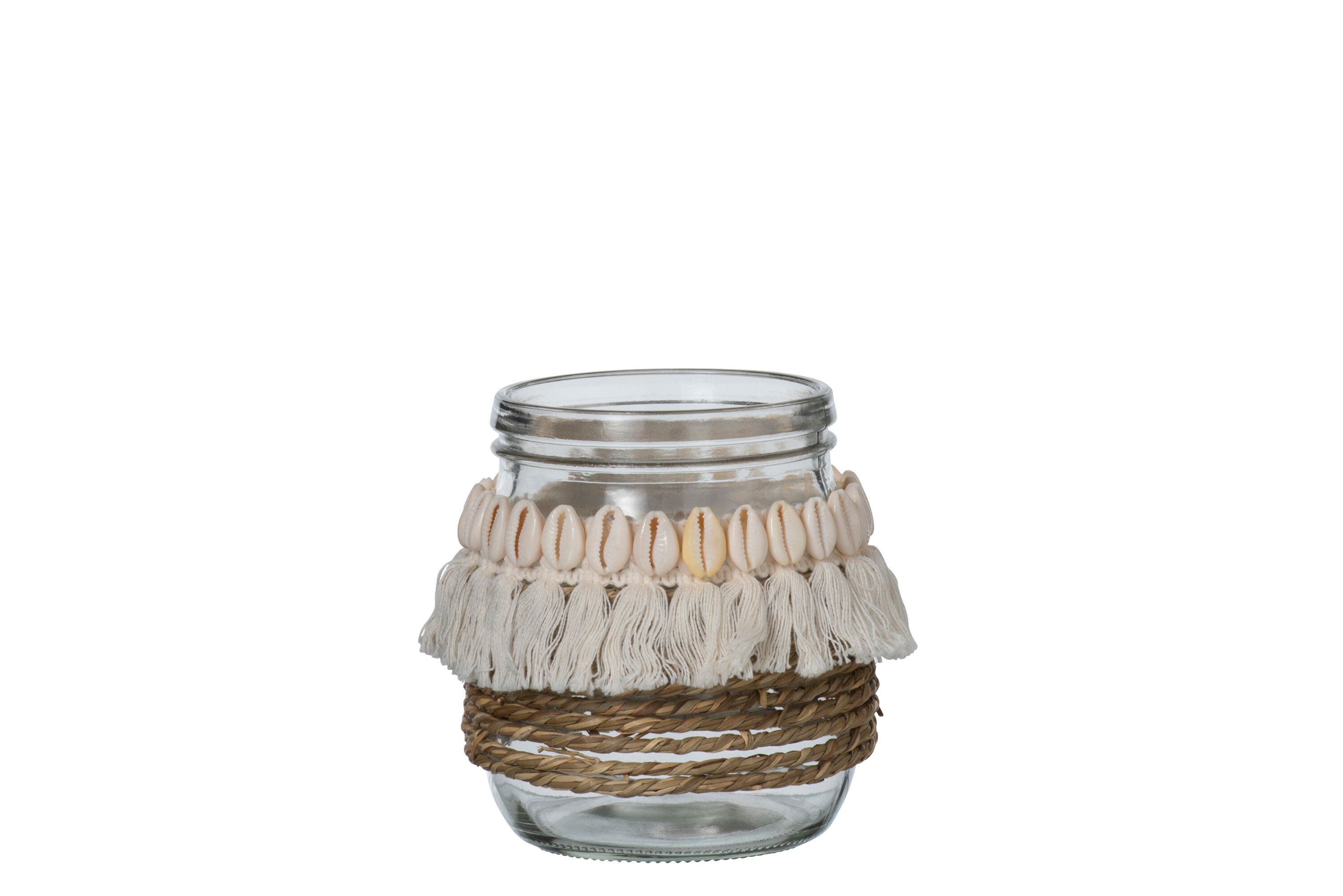 PHPH COQ/JUTE/FLOCHE VERRE L