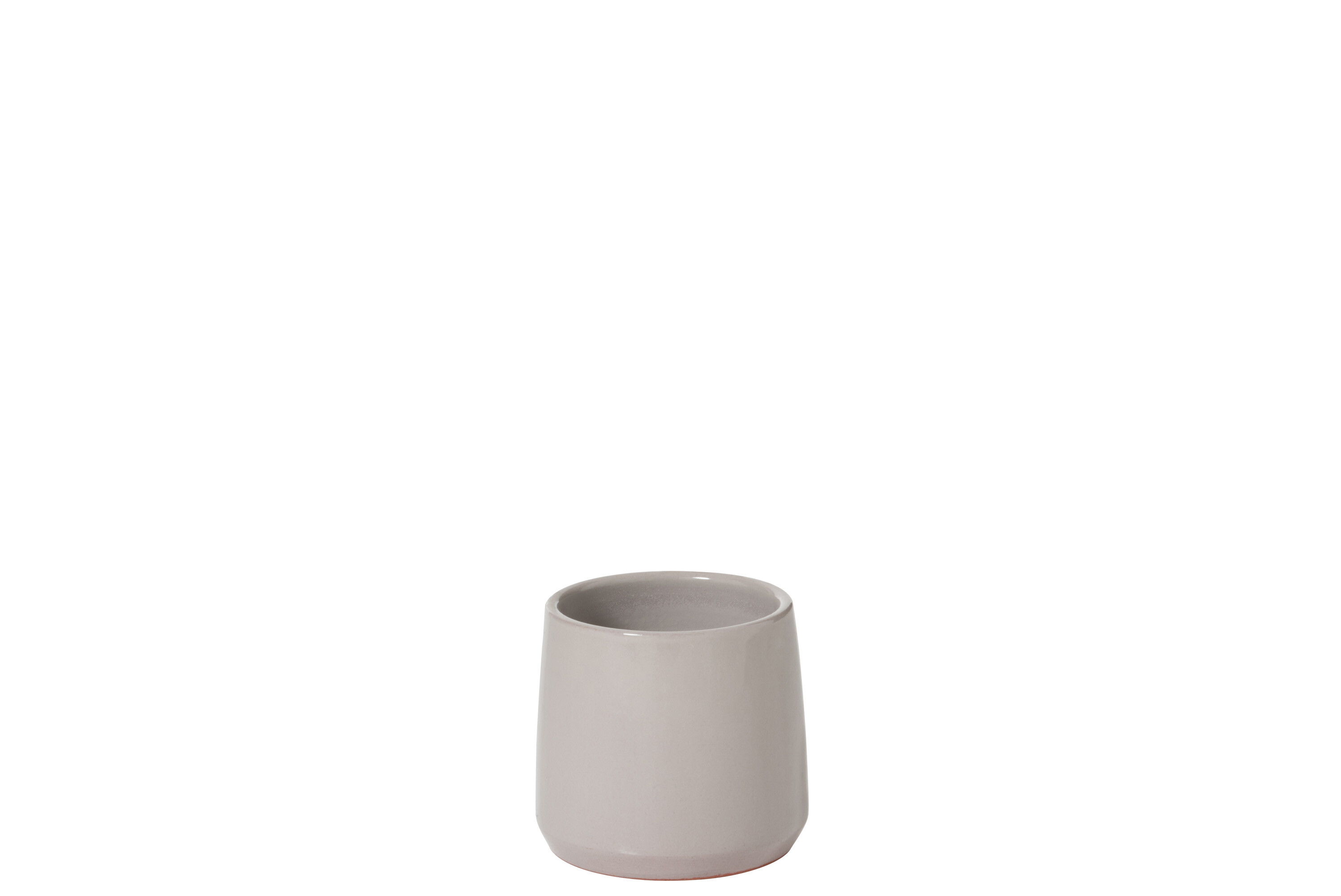 CACHEPOT ROND CER GRIS XS