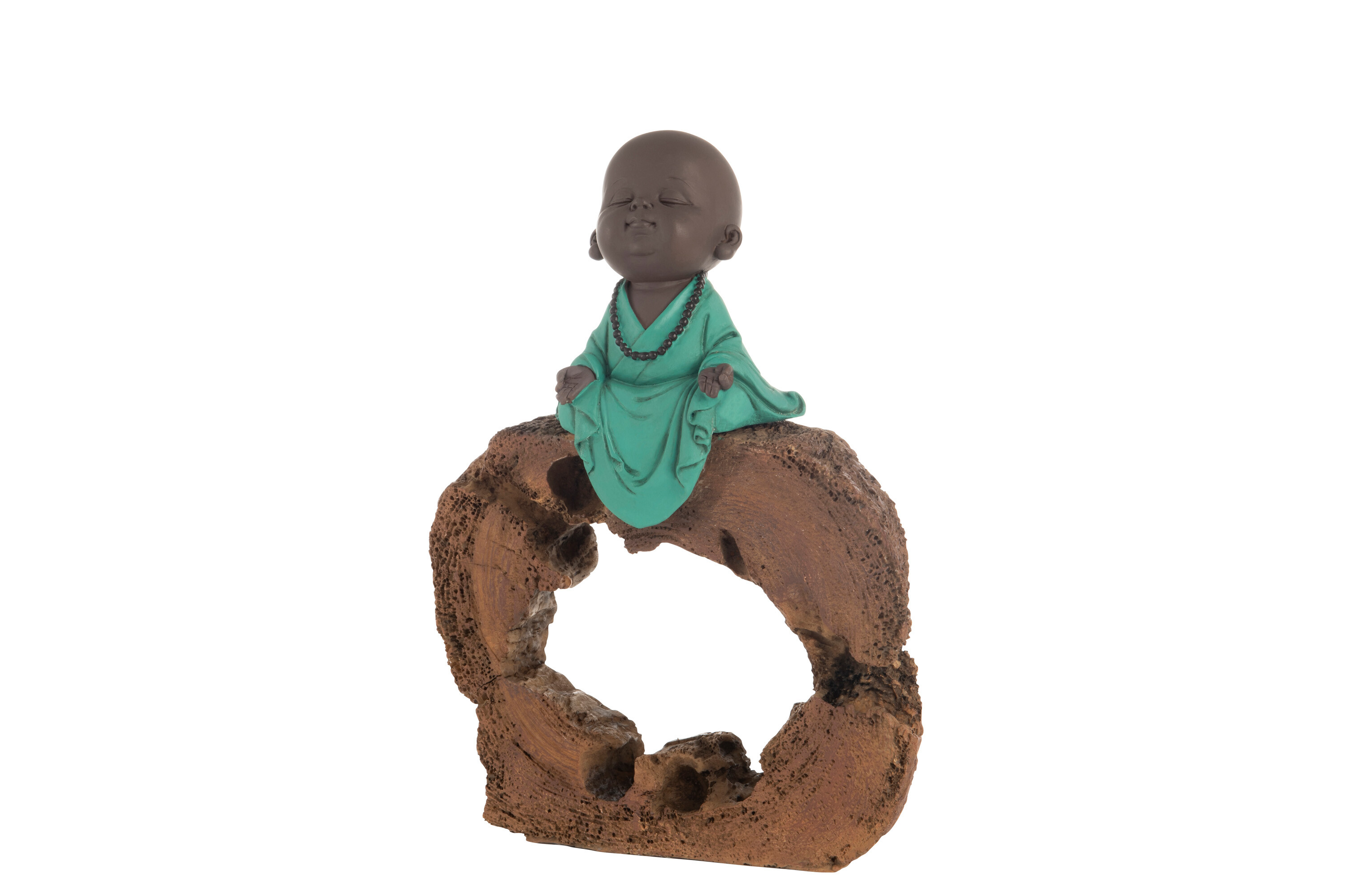 BOUDDHA ROCHER RESINE VERT