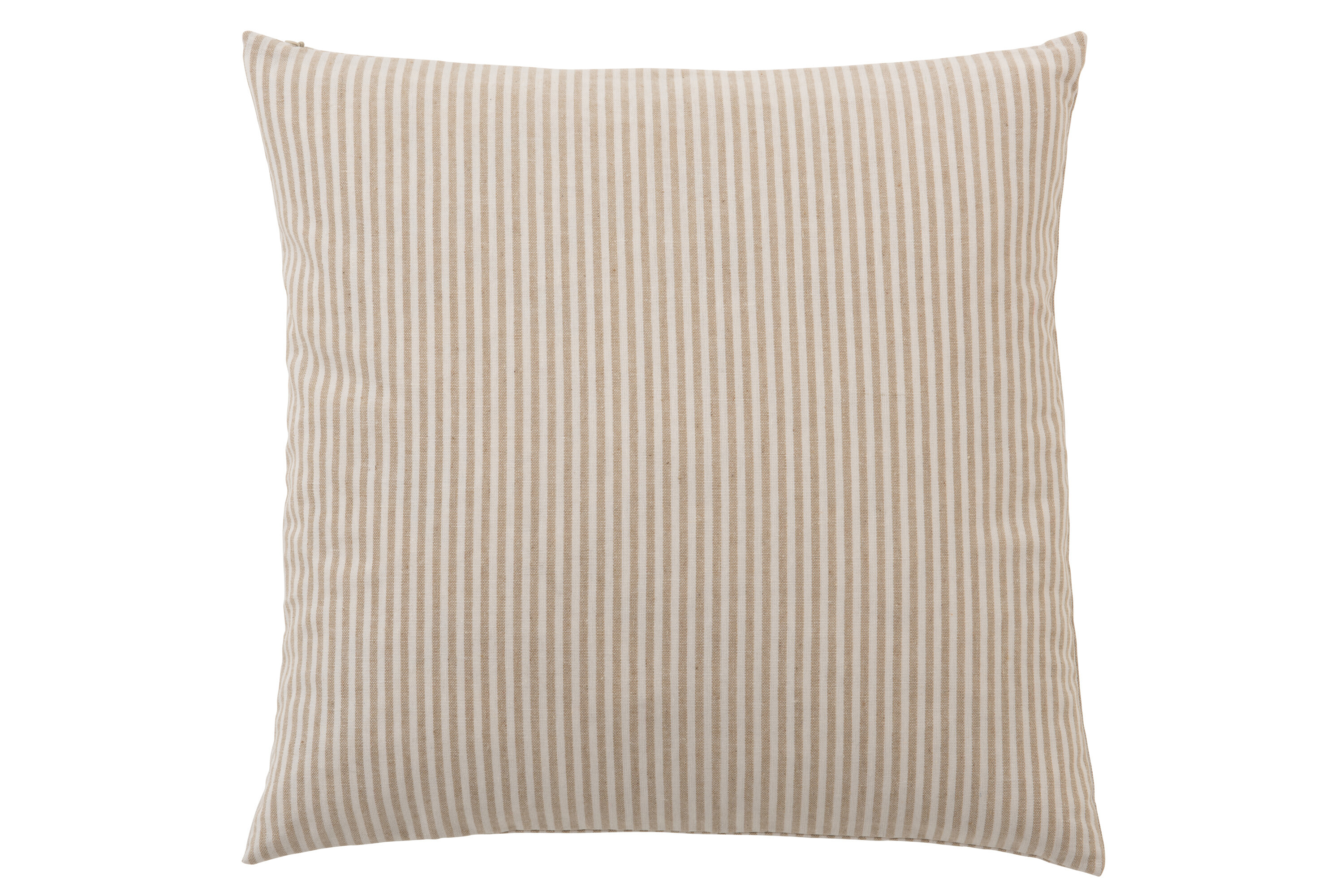 COUSSIN LIGNE LIN BEIGE/BLANC