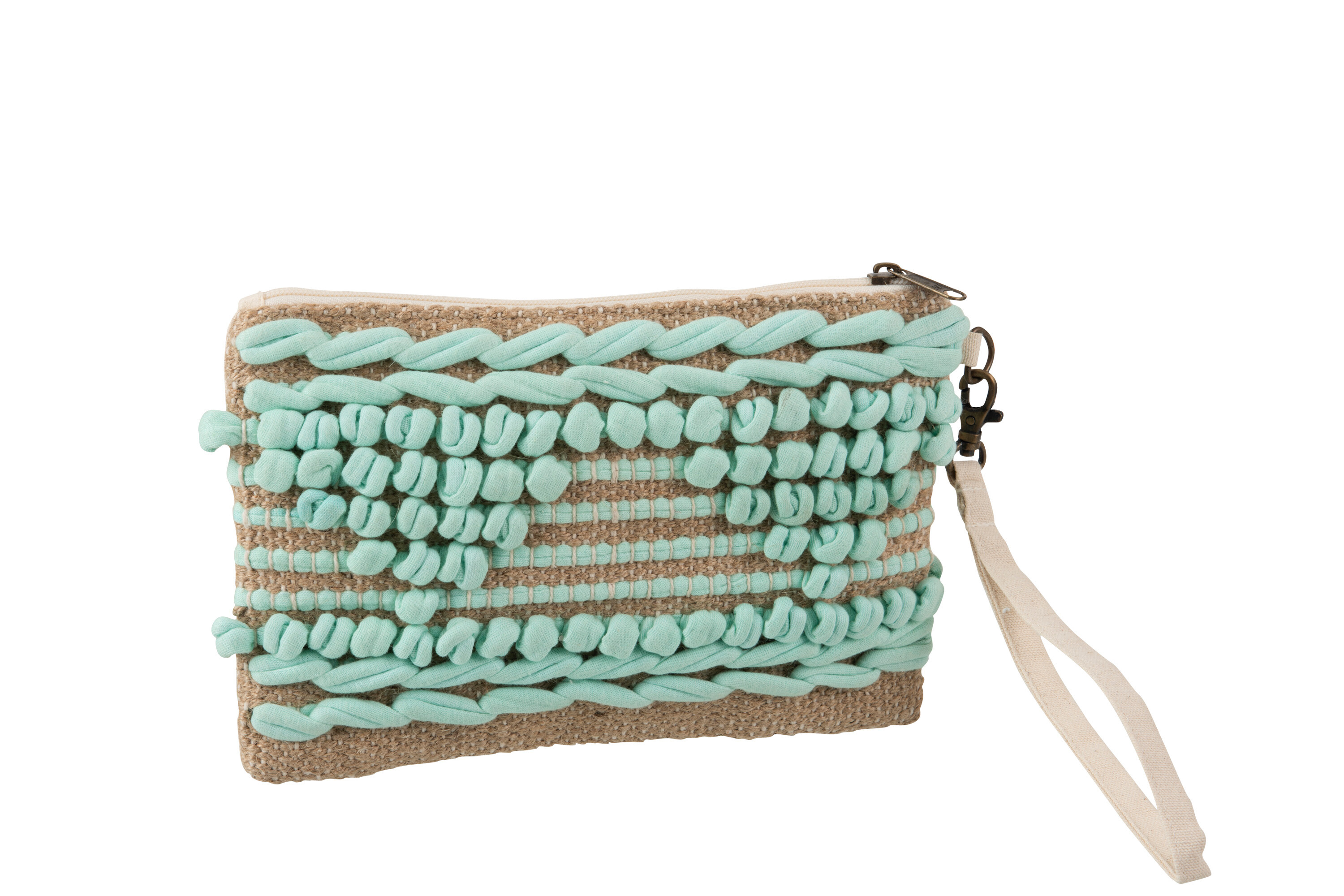 POCHETTE CROCHETE COT MENTHE