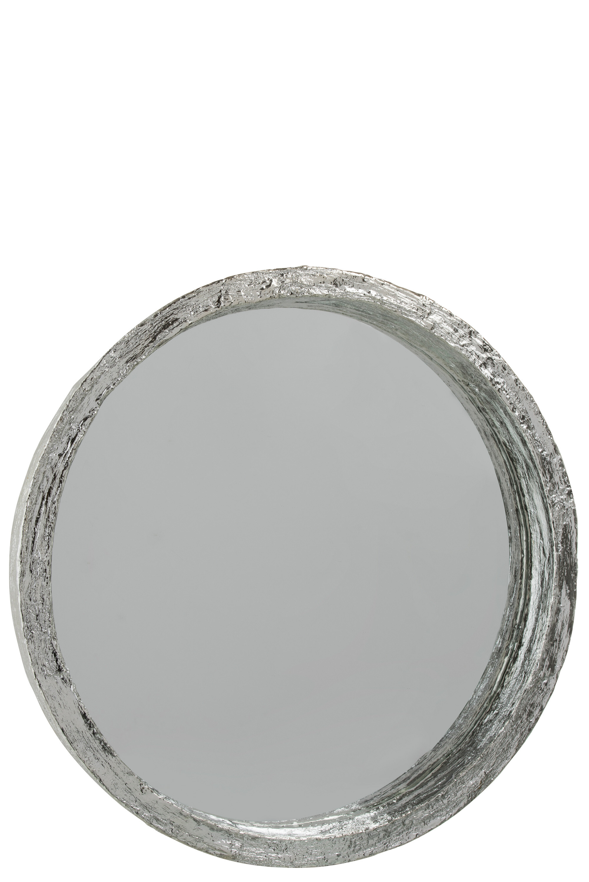 MIROIR RESINE ARGENT L