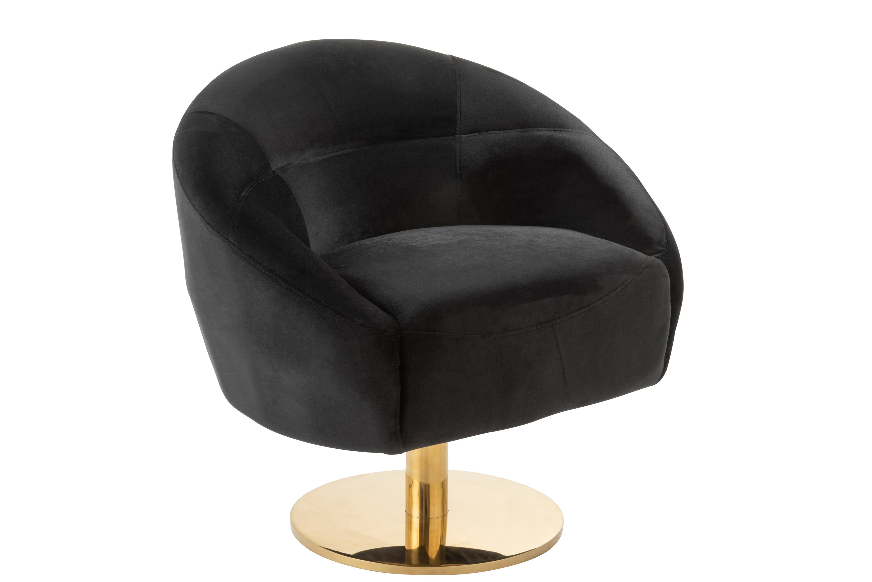 FAUTEUIL CLUB 1P VEL NO/MET OR