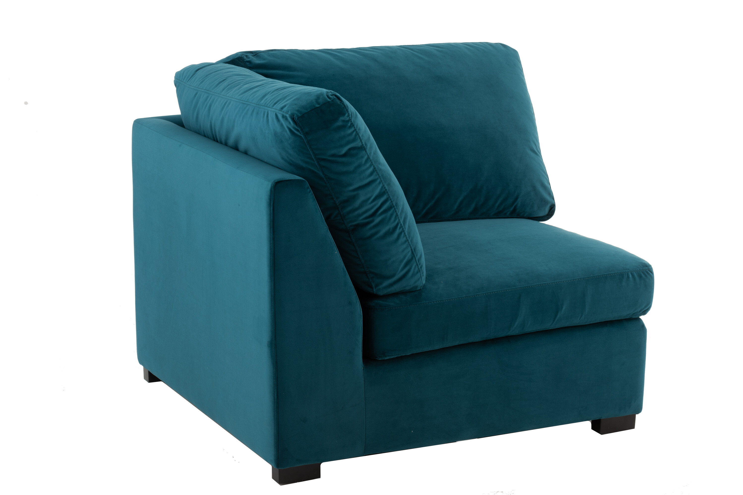 FAUTEUIL COIN VELOURS VERT