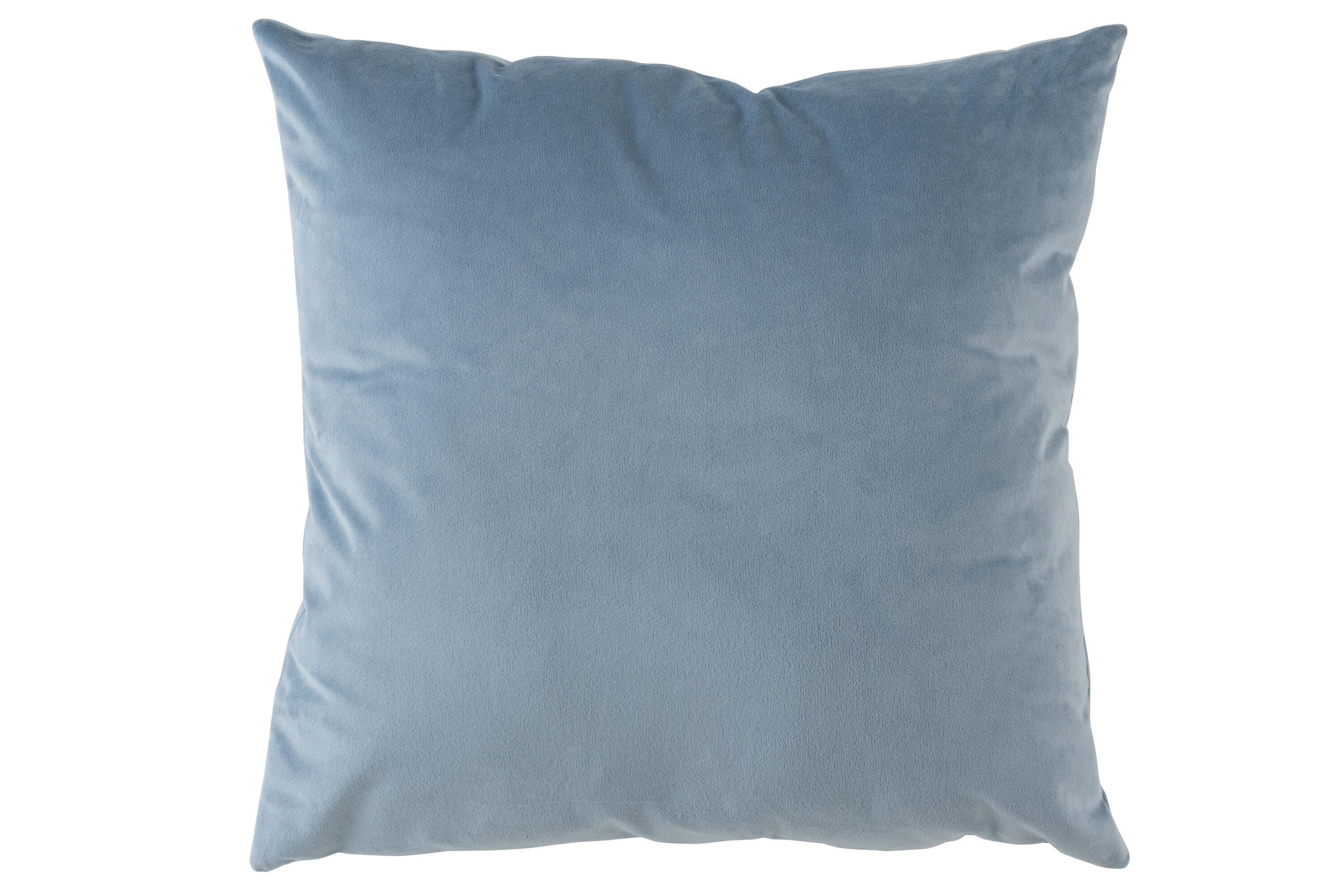 COUSSIN CARRE VELOURS GR/BLEU